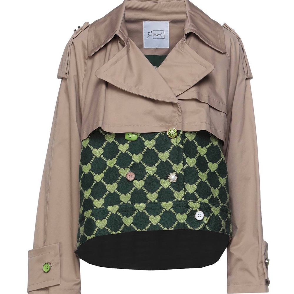 Overcoat Trench Coat. Brand De’ Hart. NWT
